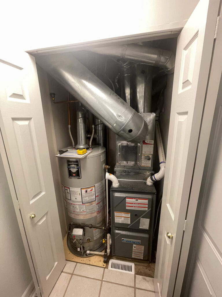 Residential furnace and hot water tank installation by VanHeat Services in Metro Vancouver