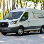 VanHeat Services furnace tune-up van servicing homes in Vancouver